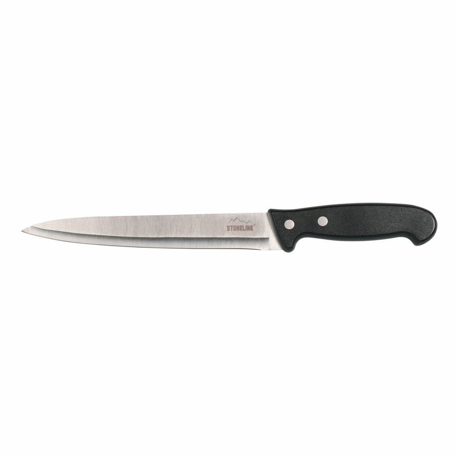 Stoneline Stoneline® 31,5 Cm Fleischmesser, Mit Klingenschutz Edelstahlmesser