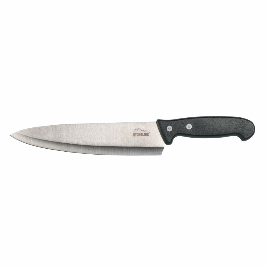 Stoneline Stoneline® 31,5 Cm Kochmesser, Mit Klingenschutz Edelstahlmesser