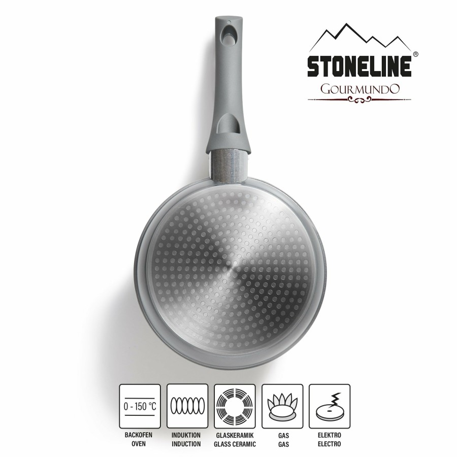 Stoneline Stoneline® Gourmundo Bratpfanne 18 Cm, Aluguss Antihaftbeschichtete Pfanne, Induktion Geeignet Bratpfannen