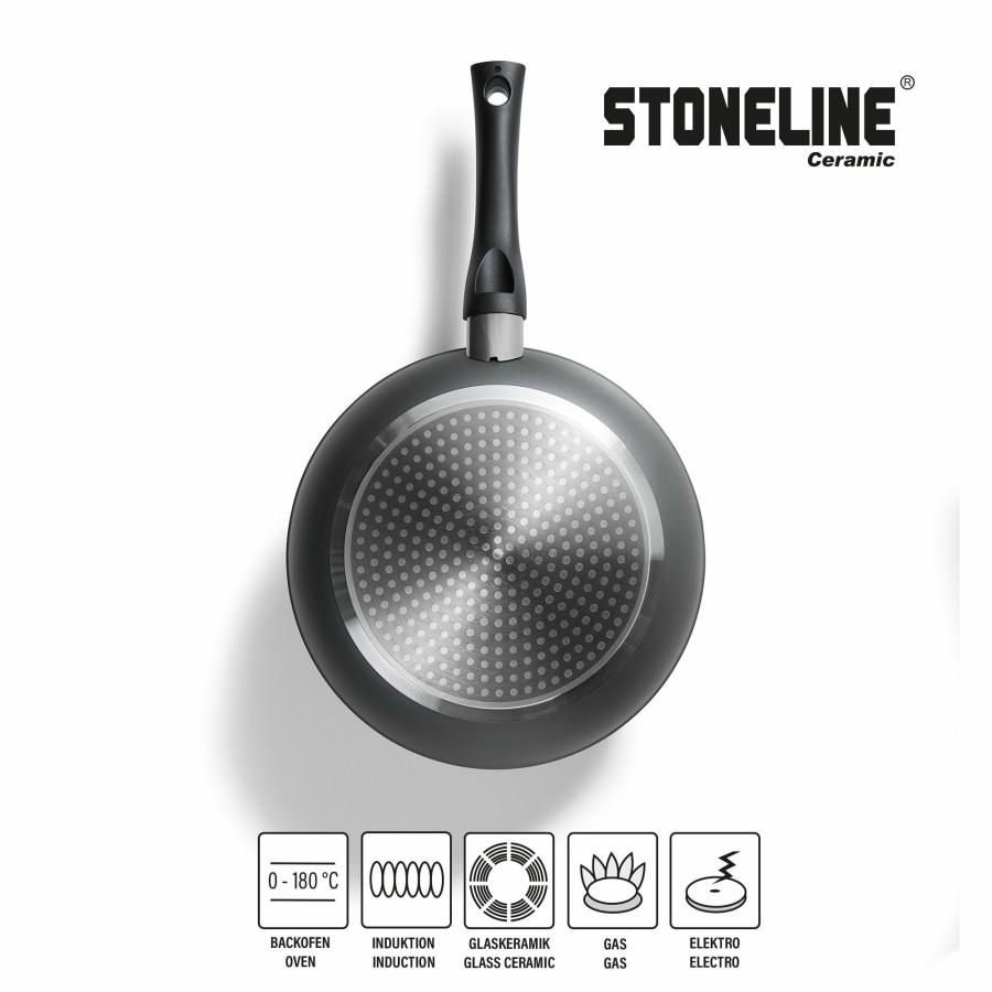 Stoneline Stoneline® Ceramic 16-Tlg. Kochgeschirr-Set Kochgeschirrset