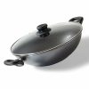 Stoneline Stoneline® Wok 28 Cm, Mit Deckel, Aluguss Wokpfanne Beschichtet, Backofen Und Induktion Geeignet Woks