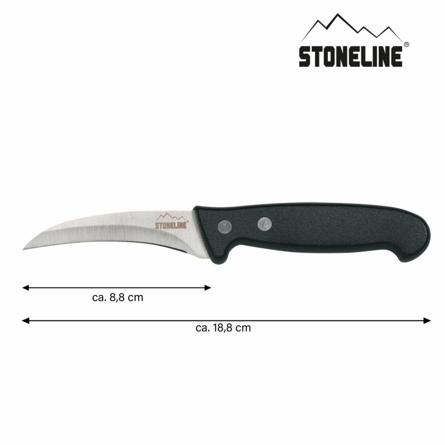 Stoneline Stoneline® 18,8 Cm Gemusemesser, Mit Klingenschutz Edelstahlmesser