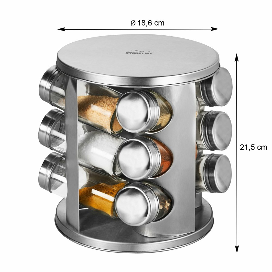 Stoneline Stoneline® Gewurzregal Gewürzmühlen
