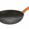 Stoneline Stoneline® Back To Nature Wokpfanne 30 Cm, Made In Germany, Wok Antihaftbeschichtet, Induktion Geeignet Woks